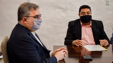 Jalil recibió a Casimiro y visitará Corral Quemado a fin de mes