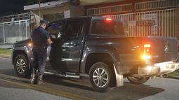 Calles. Se poblaron con la presencia de personal policial.