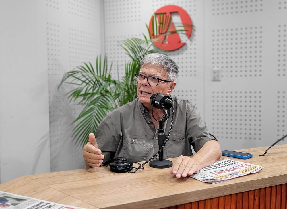 José “Pepe” Martínez durante la entrevista en Tiempo Real por Ancasti Streaming, donde habló sobre consumo, Marcatón y su futura gestión en la Unión Comercial Catamarca.