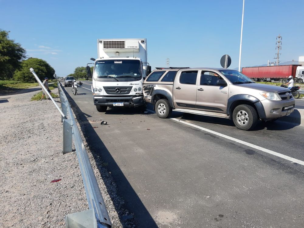 Choque en la Av. Circunvalación.&nbsp;