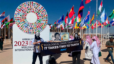 marruecos: ambientalistas protestaron contra milei