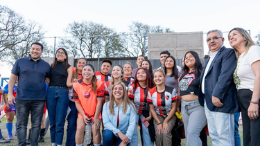 liga chacarera: inauguraron la oficina propia del departamento de futbol femenino
