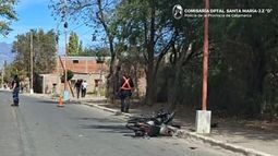 Cuatro personas resultaron heridas en un choque entre dos motos en Santa María Cuatro personas resultaron heridas en un choque entre dos motos en Santa María