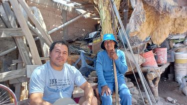 Lorenza. Con Walter Bustamante, que la habría estafado.