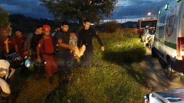 Rescatan a endurista accidentado