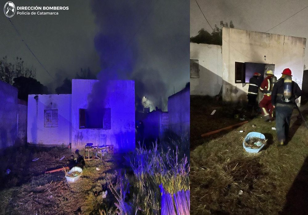 Sofocaron un incendio en una vivienda del barrio Los Eucaliptos