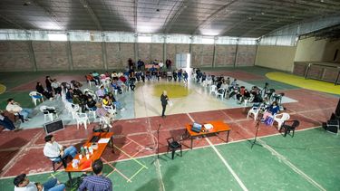 Amplia participación en el taller por el IIA del río Los Patos