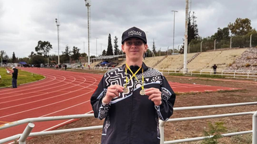 Valentín Olmos logró dos oro y un récord provincial