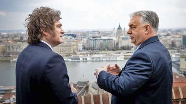 Quemá esas fotos. Milei y Orbán. Respaldado por Trump, el hungaro sufrió poco después una derrota catastrófica.