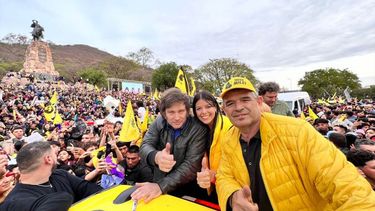Recorrida. Milei en Salta.