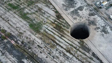 El enorme agujero que apareció en el norte de Chile