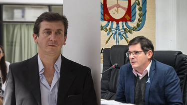 Precandidatos Juan P. Millán y Fernando Navarro.