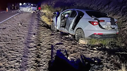Siniestro fatal. El choque frontal en La Cébila se cobró una víctima y varios heridos. Siniestro fatal. El choque frontal en La Cébila se cobró una víctima y varios heridos.