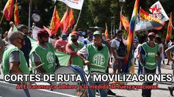 Paro Nacional de ATE: Habrá cortes de ruta y movilizaciones en toda la provincia