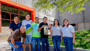 Locomotora Castro visitó los predios deportivos de Fray