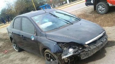 Dos heridos al protagonizar un accidente de tránsito en Huillapima
