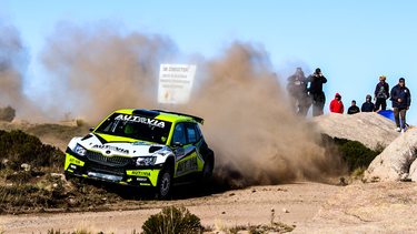 augusto dagostini fue segundo en el rally de mina clavero