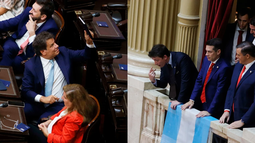 Facundo Manes le mostró la Constitución Nacional a Santiago Caputo y Javier Milei lo cruzó: Leela