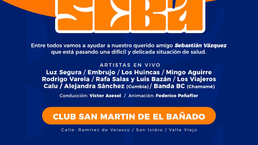 Peña solidaria Todos por Seba en el Club San Martín