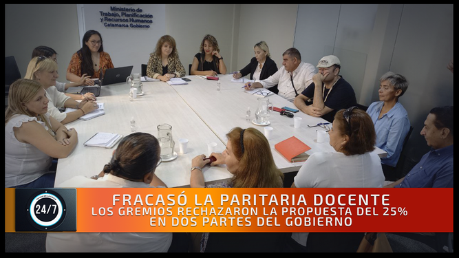 Fracasó la paritaria docente