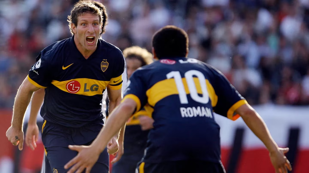 Martin Palermo y Juan Roman Riquelme compartieron varios años en Boca.