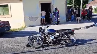 grave accidente entre motociclistas