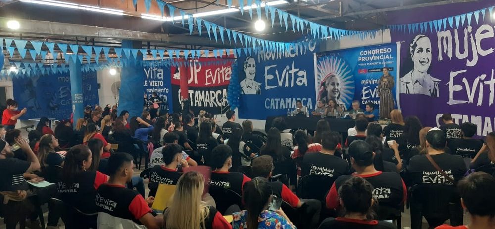 Congreso. Dirigentes del Movimiento Evita en Catamarca.&nbsp;