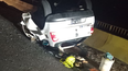 volco en el puente del rio del valle y una rueda que se desprendio choco a otro auto volco en el puente del rio del valle y una rueda que se desprendio choco a otro auto