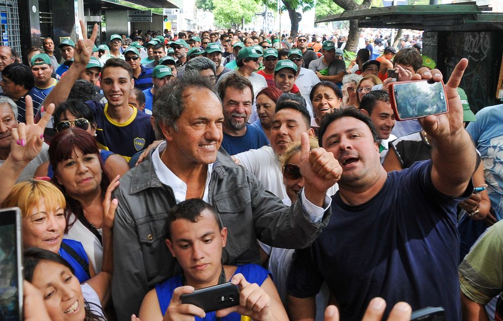 Posicionado. Scioli dijo que siente fuerzas para ser candidato.
