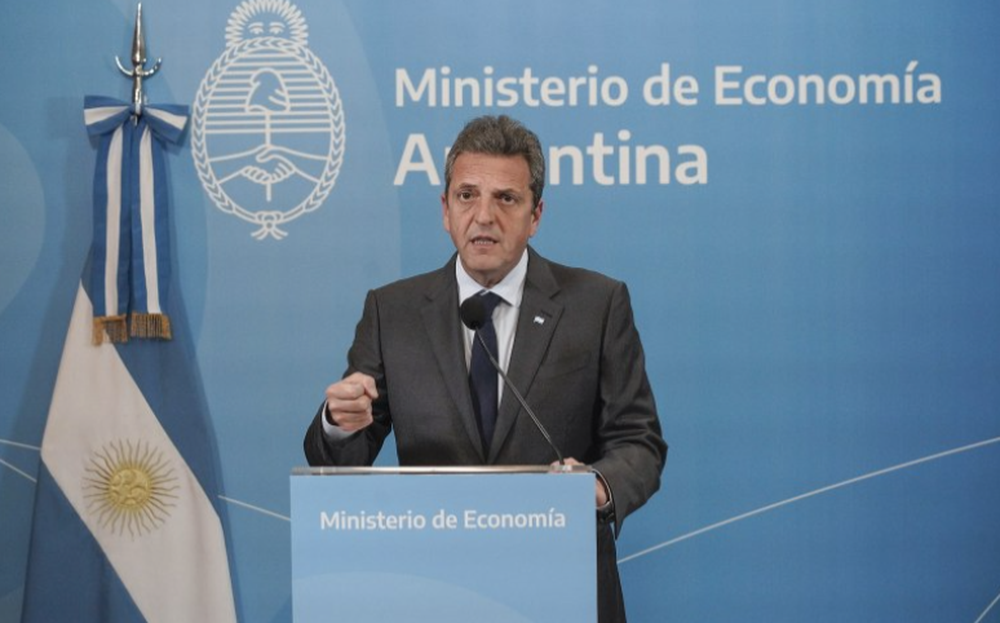 Ministro de Economía. Sergio Massa.