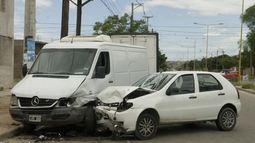 Violento choque en la zona norte de la ciudad