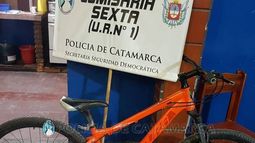 Secuestran bicicleta en la zona Sur