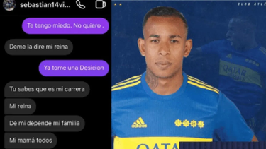 se filtraron nuevos mensajes entre sebastian villa y la denunciante : no vayas a hacer nada raro