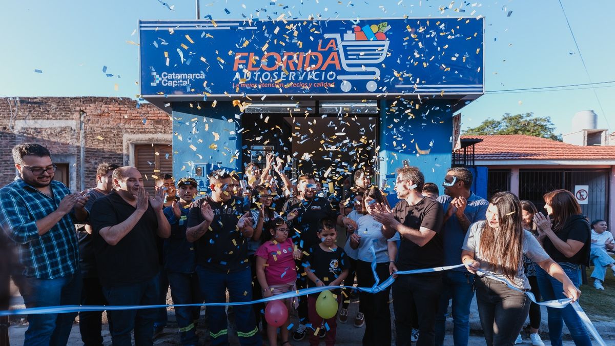 The reopening of the La Florida supermarket took place