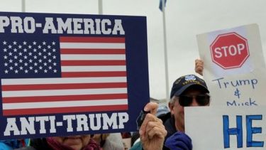 masivas manifestaciones en estados unidos contra donald trump tras la puesta en vigencia de aranceles universales