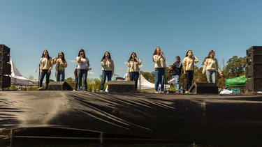 coro de jovenes entonaron cuando vuelvo a catamarca y son virales en tik tok