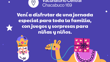 celebraran reyes en el vacunatorio central