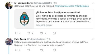 El FCS salió a capitalizar el parque solar de Saujil