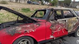 Se incendió un automóvil en Villa Dolores