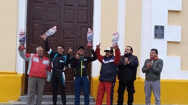 miranda y juarez  se quedaron con  el rally de londres