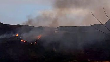 Alarmante incendio en El Durazno