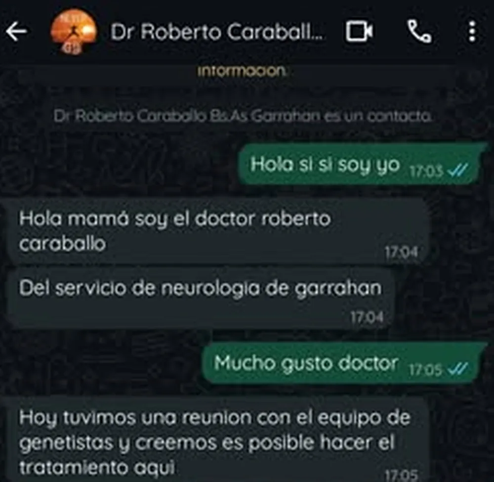 Estafa a la ilusión. La familia de Iara había puesto sus esperanzas.