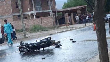 Falleció un motociclista en Santa María tras un grave accidente