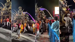 Carnaval de Río de Janeiro: una carroza perdió el control y embistió a tres personas Carnaval de Río de Janeiro: una carroza perdió el control y embistió a tres personas