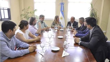 Moreno visitó a Zenteno por la situación institucional