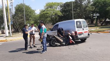 Choque en avenida Acosta Villafañe: un herido