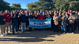Policías autoconvocados se manifestaron en reclamo de mejoras salariales: Hoy queremos irnos con una respuesta clara