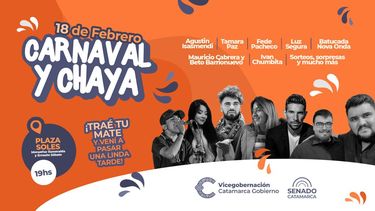 Este sábado se hará el Carnaval y Chaya de la Vicegobernación