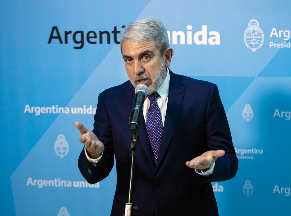 Ministro. Aníbal Fernández.&nbsp;
