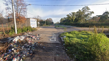 Peligro. Así es la zona donde ocurrió el hecho de sangre.&nbsp;